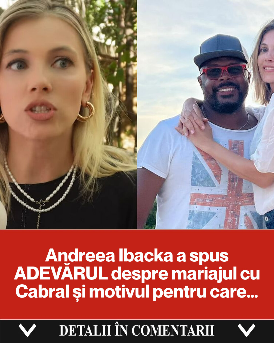 Adevărul Despre Mariajul Andreei Ibacka cu Cabral