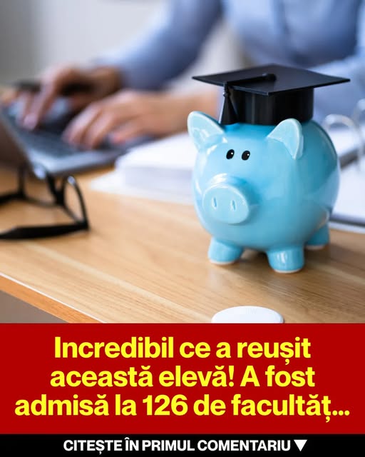 Elevă remarcabilă: admisă la 126 de facultăți cu burse impresionante