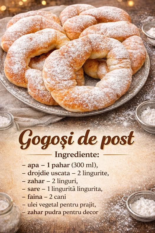 Gogoși de post: Delicioase și ușor de preparat