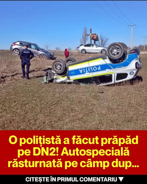Impact Dramatic pe DN2: Autospecială Răsturnată și Un Elev la Spital