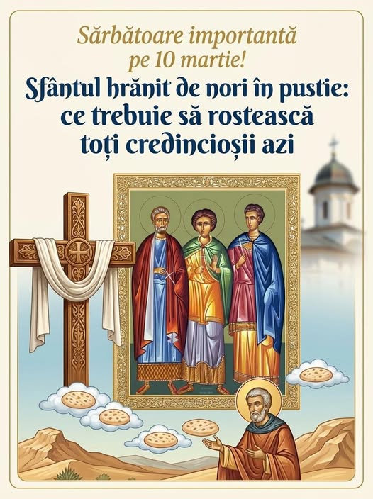 Sărbătoarea Sfântului Hrănit de Nori în Pustie: Semnificații și Tradiții