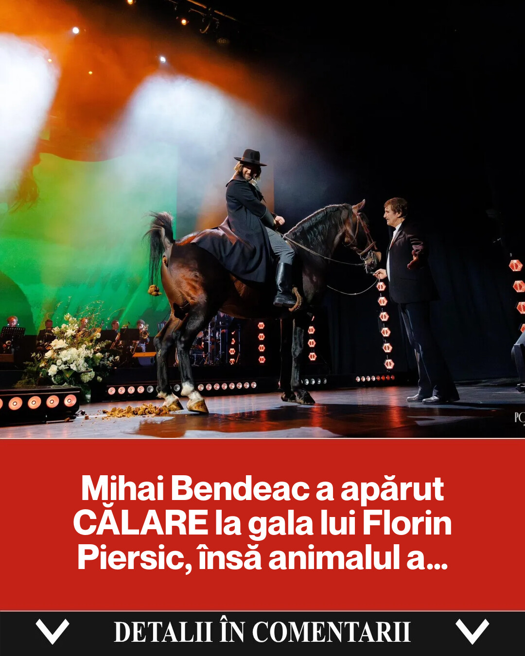 Un Spectacol Impresionant: Apariția Călare la Gala Florin Piersic